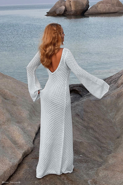 ANDREA-FLARE SLEEVE DRESS™